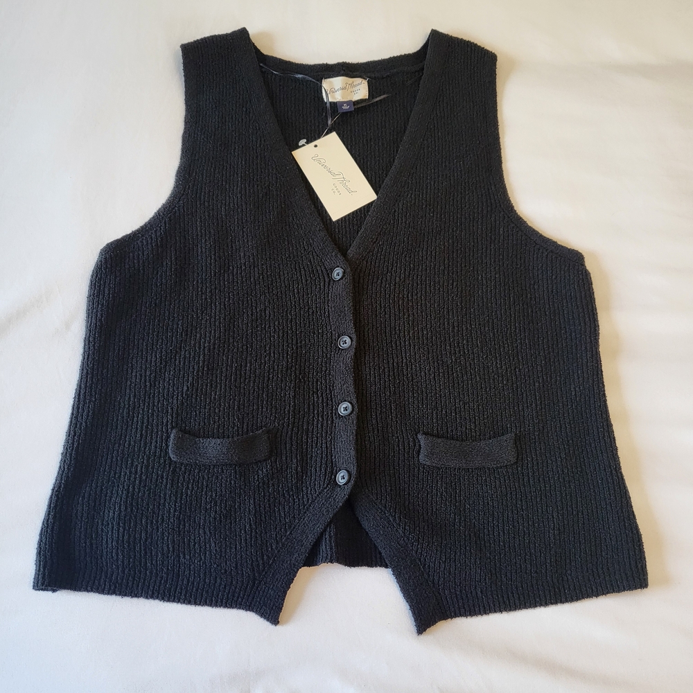 Universal Thread Black Knit Sweater Vest XL